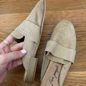 FREE PEOPLE AT EASE LOAFER TAN